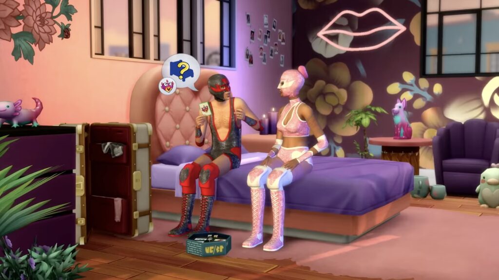 De nouvelles romances et des rencards plus développés avec Les Sims 4 Amour Fou