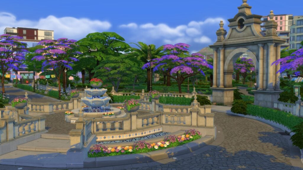 Ciudad Enamorada, la nouvelle ville des Sims 4 Amour Fou