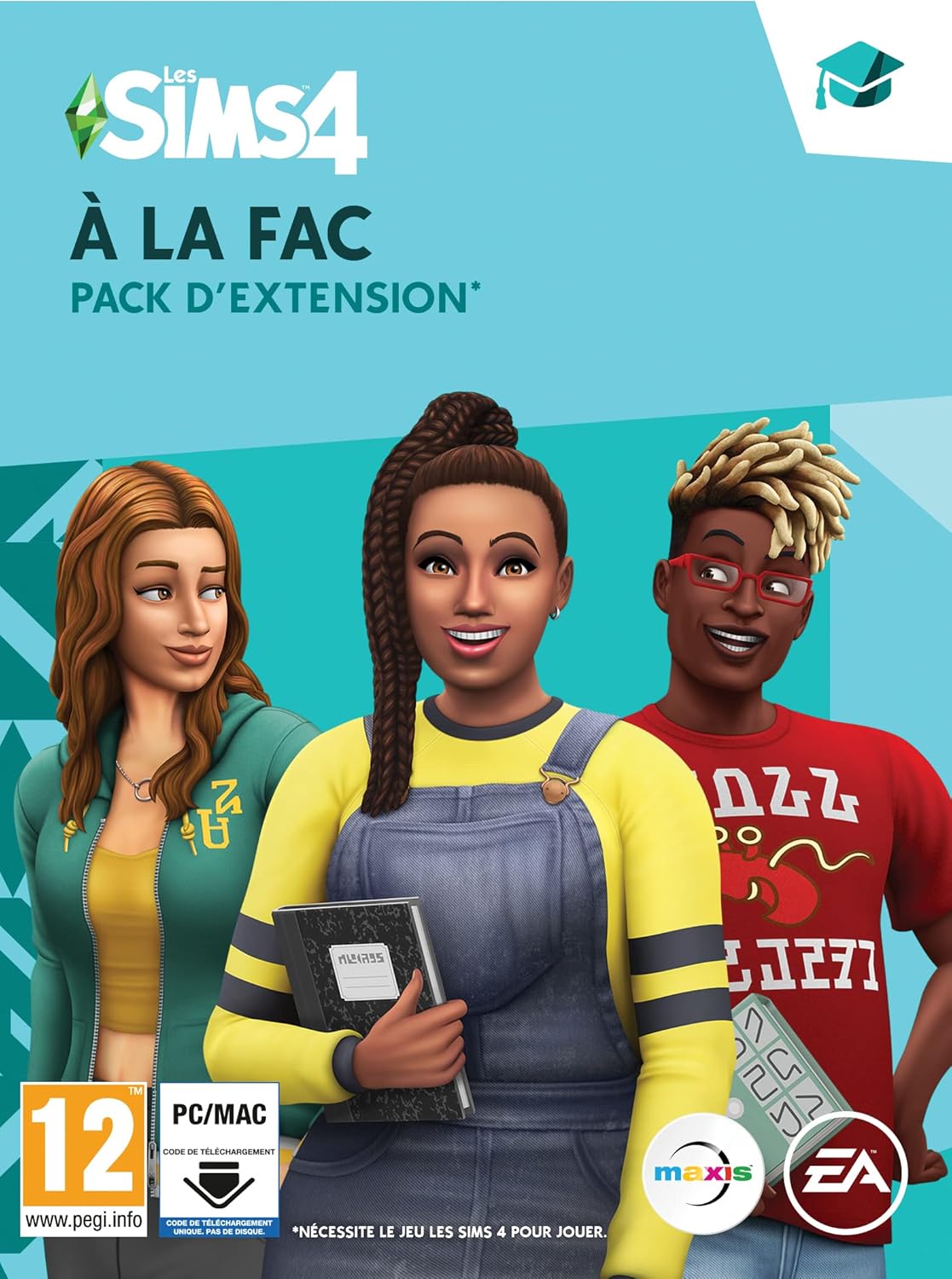 Les Sims 4 À la Fac extension.