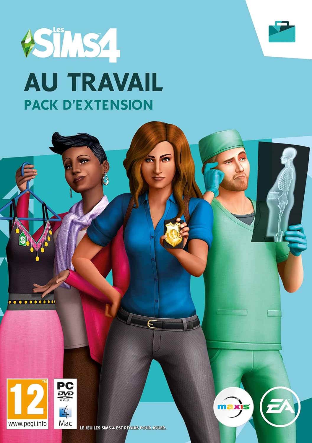 Les Sims 4: Au travail, pack d’extension.