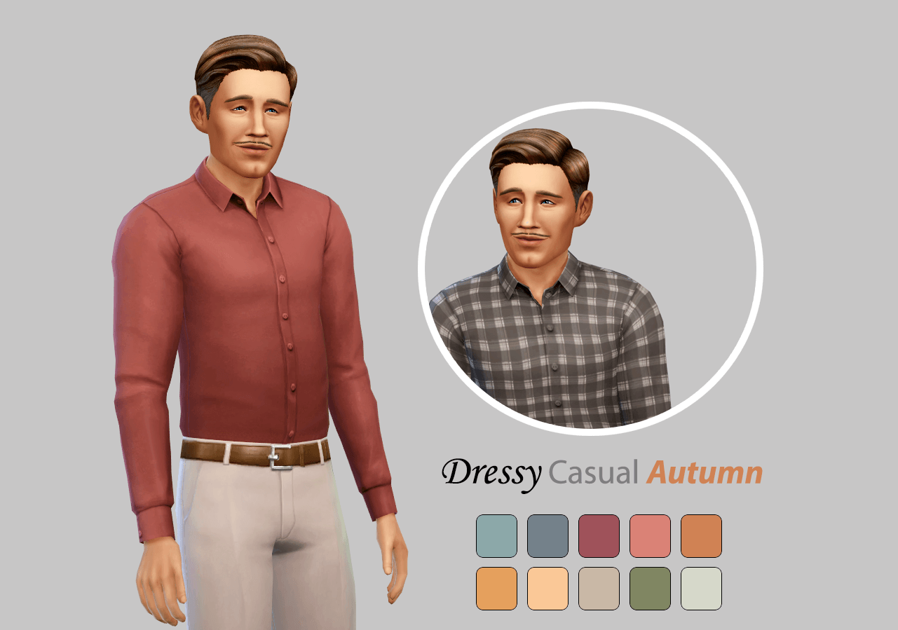 Robe d'automne décontractée - [Jeu de base]