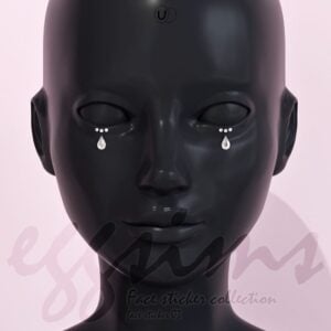 Mannequin mask face stickers