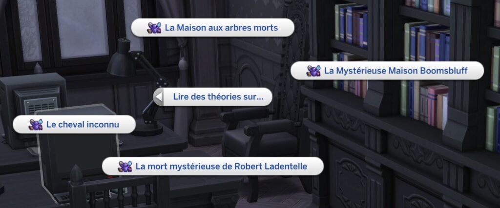 La compétence Thanatologie des Sims 4