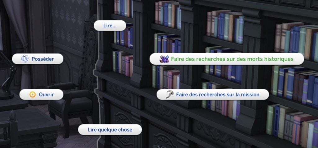 La compétence Thanatologie des Sims 4