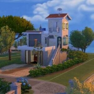 Maison pittoresque dans Les Sims 4.