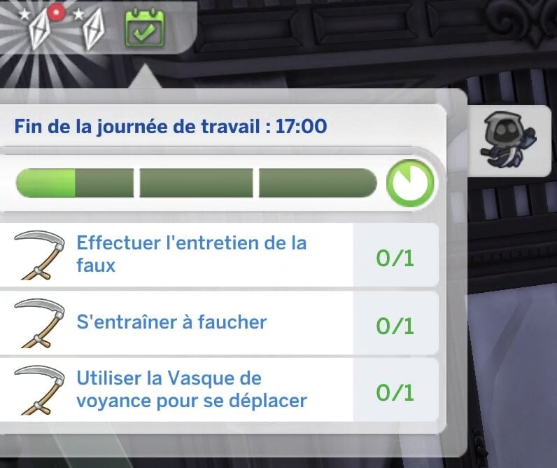 La carrera de la Parca en Los Sims 4 De la vida a la muerte