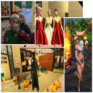 Mod Sims 4 occasions saisonnières par Persea