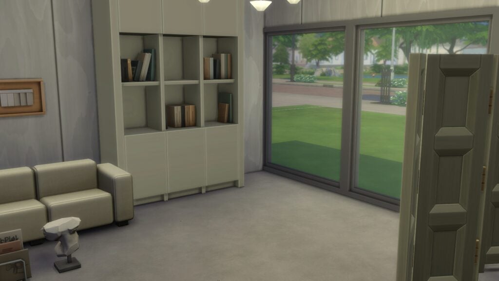 Salon moderne dans Les Sims 4