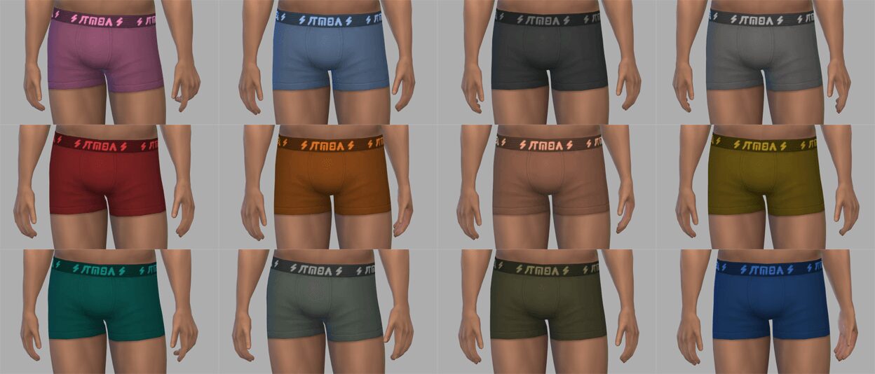 Recolorations de Boxer Briefs Classiques - [Simtimates]