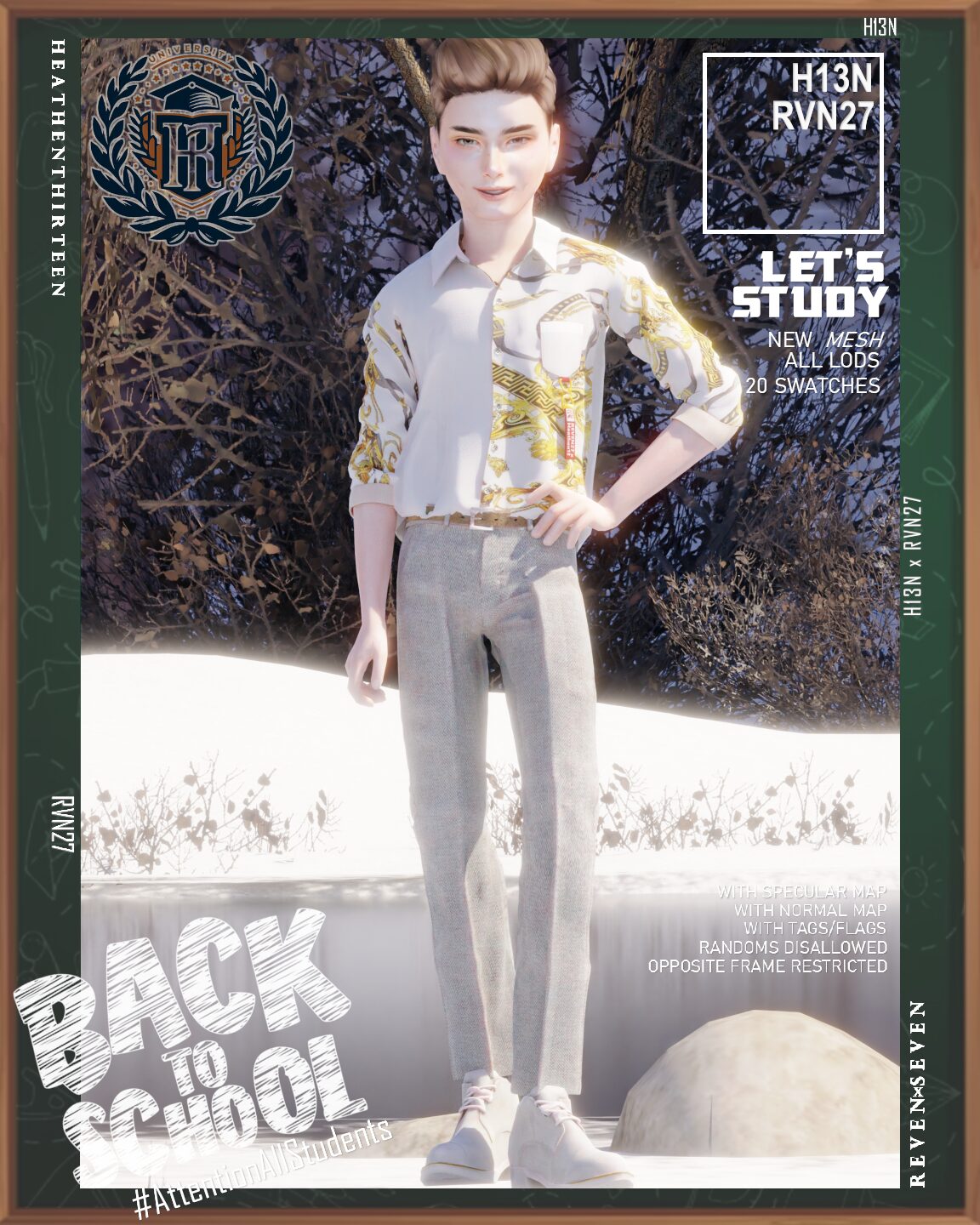 Pantalon habillé slim à couture pincée pour garçon - Uniforme scolaire d'hiver
