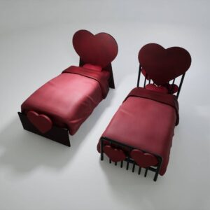 Ensemble de lit simple MH Heart