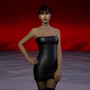 Robe tube noire