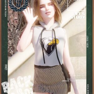Jupe plissée double d'enfants pour l'uniforme d'hiver de l'école (Féminin)