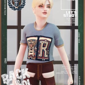 T-shirt graphique classique ajusté pour enfant (garçon)