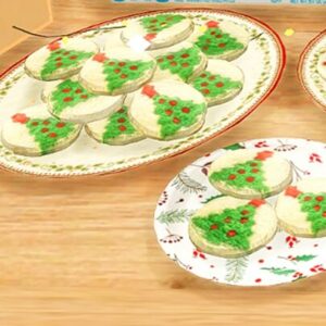 Recette personnalisée de biscuits de Noël en forme de sapin