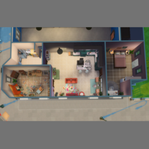 Appartement coloré à San Myshuno