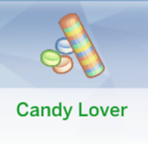 Trait Amateur de bonbons