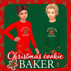 Tenue de Pâtissier de Biscuits de Noël Enfant