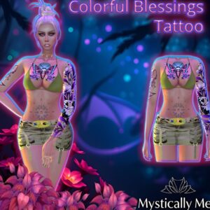 Tatouage Bénédictions Colorées