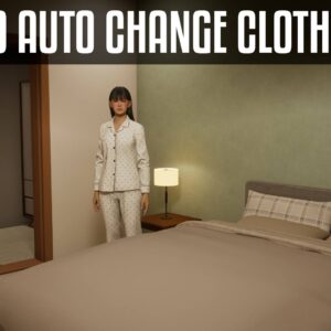 Pas de changement automatique de vêtements - Dormir et prendre une douche.