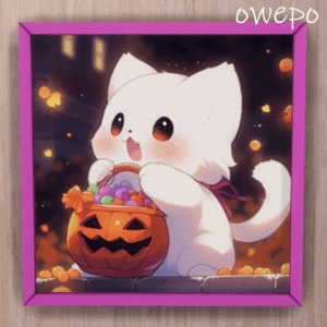 Cadre Halloween de Candy Kitten