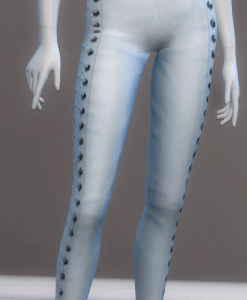 Leggings corset en pastels clairs