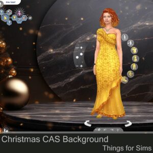 Fond CAS en marbre de Noël