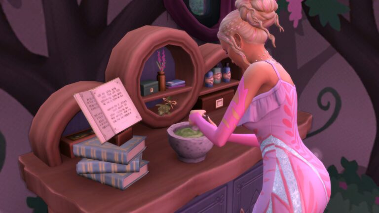 La compétence Apothicaire des Sims 4 Nature enchantée