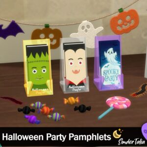 Brochures de fête d'Halloween