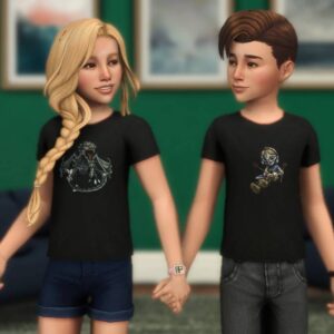 T-shirt pour enfants Skyrim