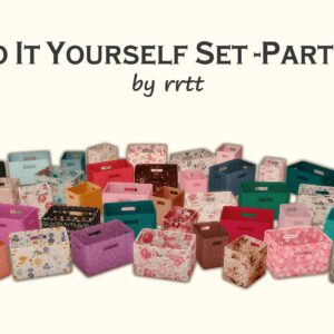 Do It Yourself Set -Partie 2- Panier en osier [Moyen] (Couleurs)