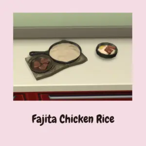 Fajitas de poulet avec riz