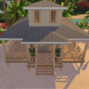 Maison de vacances au bord de la plage