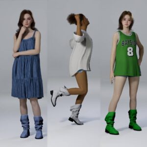 Bottes en cuir MH