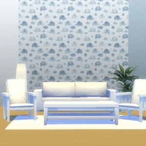 Cute Blue Elephant