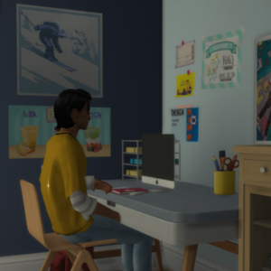 Fond d’écran de la chambre d’adolescent.