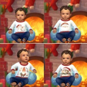 Pull-over de Noël pour bébé