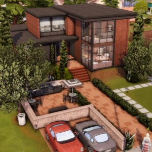 Maison moderne industrielle