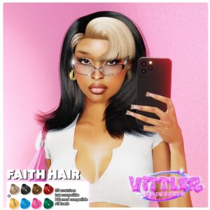Cheveux féminins Faith