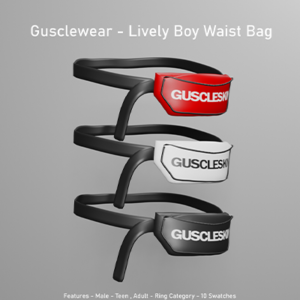 Gusclewear - Sac de taille Lively Boy
