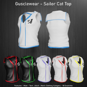 Gusclewear - Haut de chat marin