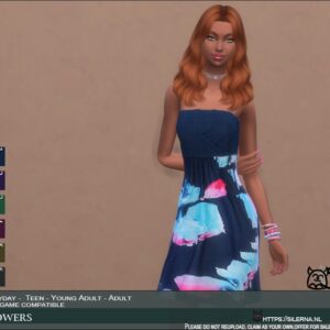 Robe de fleurs sauvages