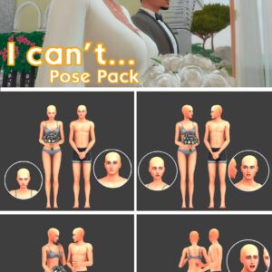 Je ne peux pas - Pack de poses