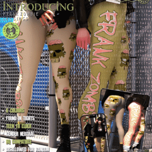 Leggings de zombie Frank (Accessoire)