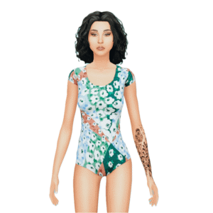 Flower Me Colorful Body Suit