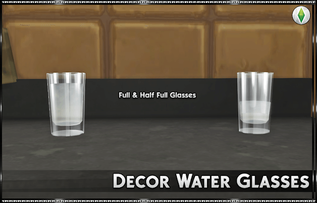 Décor Verres à eau
