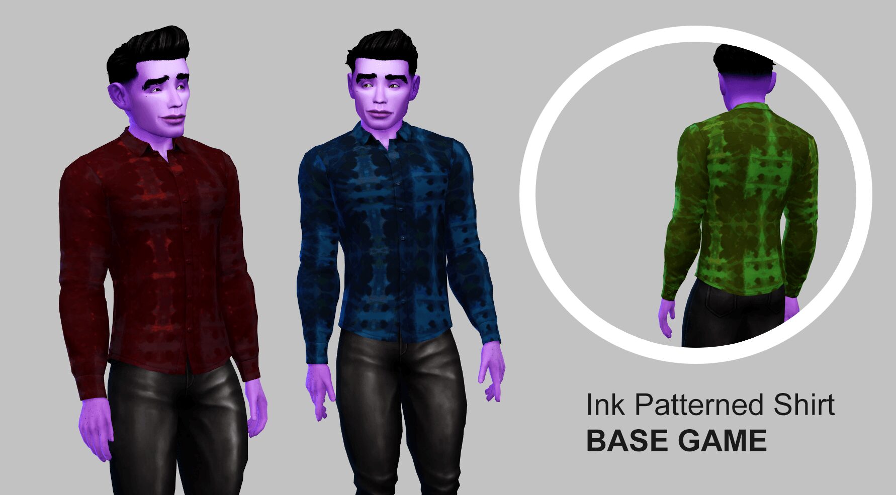 Chemise à motifs à l'encre - [Jeu de Base]