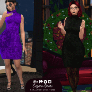 FatalRoseCreations Robe Élégante