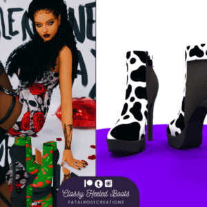 FatalRoseCreations Bottes à Talons Élégantes