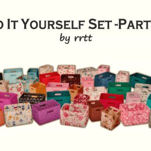 Ensemble Faites-le vous-même - Partie 2 - Panier en osier [M] (Couleur claire)